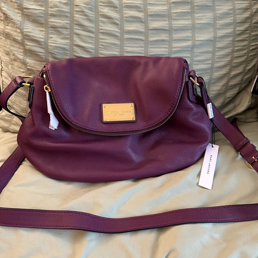NWT Marc Jacobs Purple Classic Q Natasha Crossbody Purse